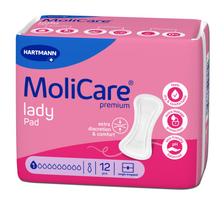 MOLICARE PREMIUM lady pad įklotai, 1 lašas, 12 vnt.