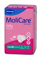 MOLICARE PREMIUM lady pants sauskelnės-kelnaitės, 5 lašai L, 7 vnt.