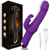 Vibratorius su klitorio stimuliacija MS-219, violetinis