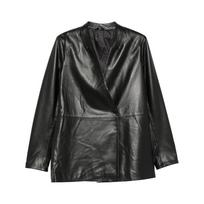 Odinė striukė moterims, Juoda, Leather jacket