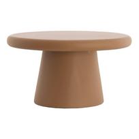 Terakotos spalvos apvalios formos kavos staliukas ø 70 cm Kulona – Light & Living