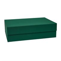 Tamsiai žalios spalvos iš kartono daiktadėžė su dangčiu 45x33x15 cm Hako – OYOY Living Design