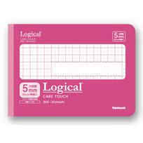 Antivirusinė užrašų knygelė „Logical Care Touch" B6, langeliais 5 mm-rožinė HB6-H501E-P