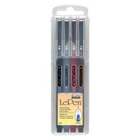 MARVY stilingi rašikliai plonu antgaliu „Le Pen” #4300-4EX Dark, 4 spalvos