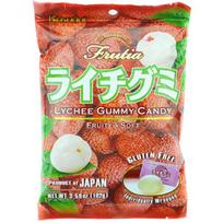 Japoniški guminukai "Kasugai" ličių skonio - be gliuteno, 102g 77393