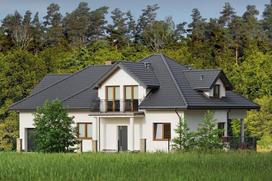 Betoninės čerpės Zanda Cisar Monier - Tamsiai pilka