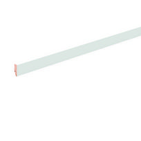 Grindjuostė Domoletti 717517, 2400 cm x 5.8 cm x 1.6 cm, balta sp.