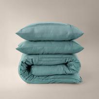 Washed Tufted patalynės komplektas - 140x200 / Žalia