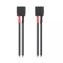 Flywoo Black XT30U Male Pigtail 20awg (2vnt)