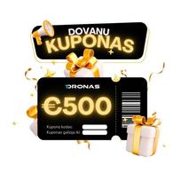 Dovanų kuponas 500 eurų vertės