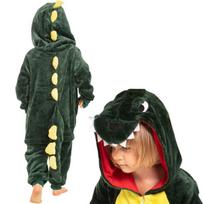 Vaikiška Pižama Kigurumi Kombinezonas Dinozauro Kostiumas Žalias 135-145 Cm, 135-145 cm