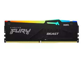 Kingston KF564C32BBEA-16 16GB 6400MT/s DDR5 CL32 DIMM FURY Beast Black RGB EXPO | Kingston