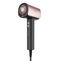 CECOTEC Hair dryer | DryGlam Nano Plasma | 1600 W | Number of temperature settings: 3 | Ionic function | Black/Rose Gold | Diffuser nozzle