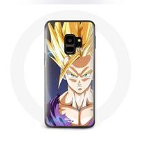 Coque Samsung Galaxy S9 Dragon Ball Manga Sangoku Visage énervé