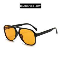Retro Pilot Sunglasses Men Women Fashion Aviation Polarized Sun Glasses Unisex Vintage Gradient Color Outdoor Anti Glare Shades Polarized black