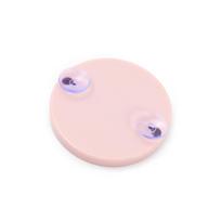 10X20X30X Didinimo Makiažo Veidrodis su Siurbtukais Vonios Kambariui - Mažas Apvalus Veidrodis Skutimuisi ir Inkštirų Šalinimui 10X Magnifier (Pouch) rožinė