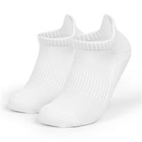 Unisex Shock-Absorbing Non-Slip Yoga Socks for Pilates & Barre Workouts One Size balta