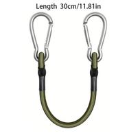 Carabiner Hooks Bungee Cord Heavy Duty Outdoor Elastic Tie Strap String for Kayak Cycling Luggage Packing Camping Accessories