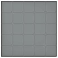 Šaldytuvo silikoninis kilimėlis 60x60cm Po šaldytuvu atsparus vandeniui, dulkėms po skalbimo mašina kilimėlis amortizuojantis grindų apsauga pilka