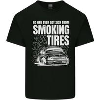 Burning Tires Car Drifting Kids T-Shirt Childrens M
