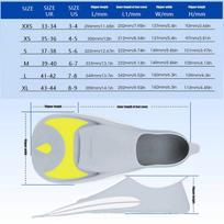 Adult Swim Fins Swimming Fins Travel-Friendly Snorkel Flippers Fins Short Flippers Shoes Free Swimming Snorkeling Fins 3334 geltona