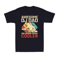 Awesome DJ Dad Like A Normal Dad But Cooler Retro Father's Day Music DJ T-Shirt S įvairiaspalvis