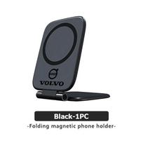 AAJO1 Magnetic Foldable Car Phone Holder Air Vent Mount Mobile Phone Stand For Volvo V60 V90 S60 S80 S90 C30 XC40 XC60 XC70 XC90 V40