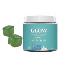 Glow Sea Moss & Pearl Powder Skin & Beauty GEL 60 Counts Nutrition Gels & Chews - Blue/Can