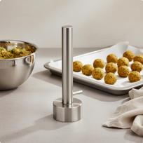 Falafel Dispenser Maker Easy to Clean Ball Tool for Home Cooks 4.1CM 5.5CM gray