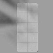 Foldable Yoga Mat Folding TPE Pilates Mat Non Slip Workout Mat Portable Exercise Mat pilka