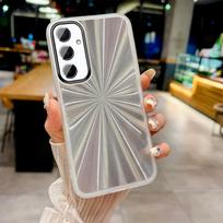 Puikus minkštas silikonas Gražus spalvingas fejerverkų rašto telefono dėklas, skirtas Samsung Galaxy M35 5G, smūgiams atsparus pilnas fotoaparato apsauginis dangtelis Samsung M35 5G balta