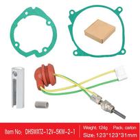 5vnt Automobilinis 12V kaitinimo žvakių rinkinys Automobilinis oras-dyzelinas-tarpiklis+keraminis kaitinimo žvakių komplektas kiniškajam dyzeliniam šildytuvui 5-8KW 5 Pcs