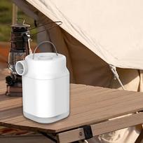 Electric Air Pump Inflate and Deflate Portable Mini for Inflatable white white