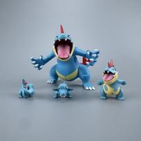 Anime Pokemon Feraligatr figūrėlė Feraligatr evoliucijos grupės veiksmo figūrėlės PVC kolekcinis modelis žaislai dovanos