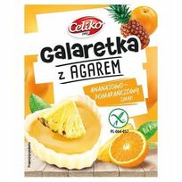 Gluten-free pineapple orange agar jelly 45g Celiko