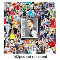 Cristiano Ronaldo: 102 Waterproof Football Stickers for Phone & Luggage