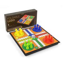 Ludo žaidimo rinkinys Strateginis žaidimas Tėvų sąveika Su sulankstoma lenta Kelioninis šeimos žaidimas Vakarėliui Žaislas Interaktyvus stalo žaidimas