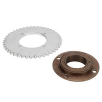 4 Hole Toothless Freewheel Stable Performance Good Toughness T8F 44T Rear Chain Sprocket Kit for Miniature Motorcycles