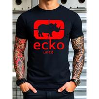 European Size Men'S T-Shirt Ecko Rhino Logo Print American Street Trendy Style Trendsetter Essential Daily Casual Breathable Top S įvairiaspalvis