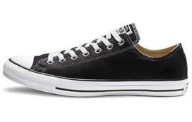 Chuck Taylor All Star Converse Leather Ox 'Black' 132174C 35