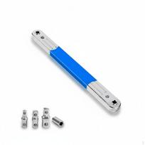 Offset Extension Wrench Multi Functional Adjustable Hand Tool for Repair, Garage Red Blue Reinforced