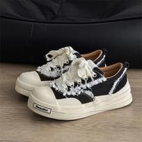 Spring and summer new sub-trendy shoes board shoes bread shoes student retro platform shoes 39 juoda