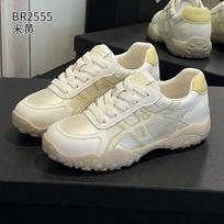 Leather Dexun shoes New sports and leisure board shoes Breathable thin Forrest Gump shoes 35 smėlis