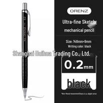Pentel 0,2 mm itin plonas mechaninis pieštukas ranka piešiamiems dizainams gray