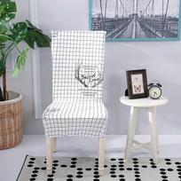 Funda Silla kėdžių užvalkalai Sėdynės užvalkalai Kėdės Apsauginis Dėklas Stretch Valgomojo Dėklas restorano Užvalkalams Namų apdailai Universal  Size white