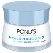 Pond's Hydra Light Hialurono rūgšties drėkinamasis naktinis gelis - Putlina odą 72 valandas, 50 g white