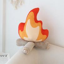 Bonfire Plush Toys Soft Throw Pillows Perfect for Bedroom Decoration Birthday Parties & Holiday Celebrations for Friend Gift 27X30cm balta