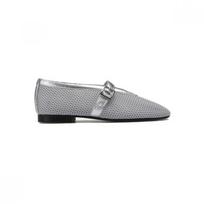 Thom Mcan Women S Comfort Mary Jane meSh Flat Ballerina 8tmpa35S7l Silver 225 gray