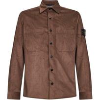 Stone Island Ss26 Solid Color Curved Hem Single-Breasted Long Sleeve Shirt Men shirts L1S151200040S0144-V007C M