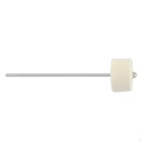 Double Sided Bass Drum Beater Stainless Steel Rod Felt Lightweight Musical Instrument